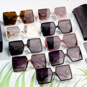 Wholesale Gradient Sunglasses Mens Manufacturer –  wholesale metal luxury oversized sunglasses women shades – HJ EYEWEAR