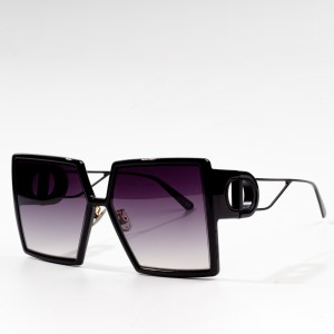 wholesale metal luxury oversized sunglasses women shades