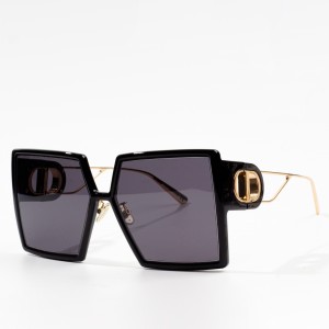 wholesale metal luxury oversized sunglasses women shades