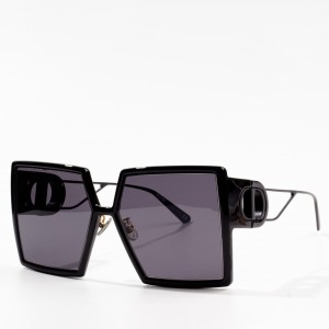 wholesale metal luxury oversized sunglasses women shades