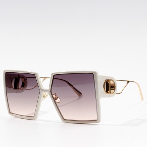 wholesale metal luxury oversized sunglasses women shades